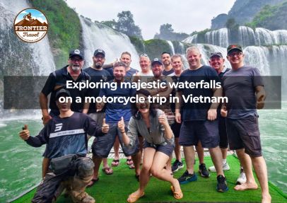 Exploring Majestic Waterfalls On A Motorcycle Trip In Vietnam