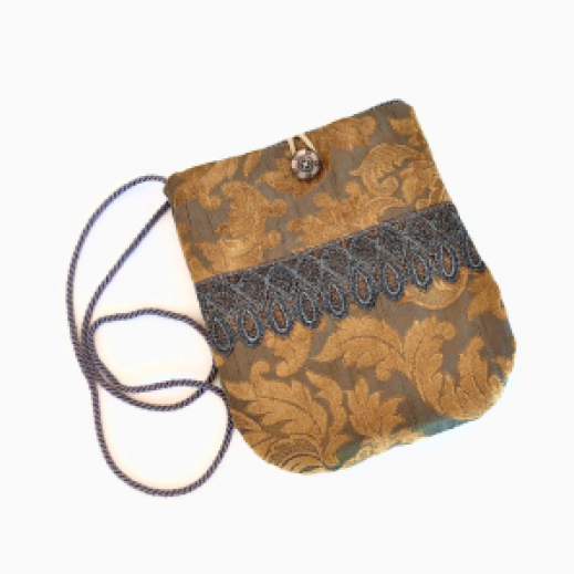 Lovely Brocade Bag 4, Black Color