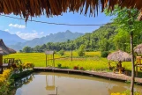 Day 1: Hanoi - Thung Khe Pass - Mai Chau Flag Tower - Mai Chau With Love Homestay - Cycling  (L/D)