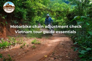 Motorbike Chain Adjustment Check Vietnam Tour Guide Essentials 