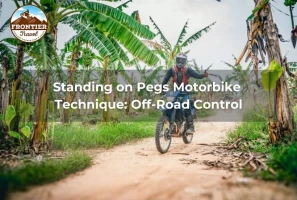 Standing On Pegs Motorbike Technique: Off-Road Control