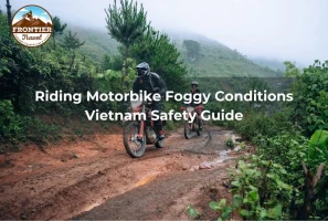 Riding Motorbike Foggy Conditions Vietnam Safety Guide