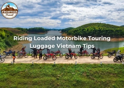Riding Loaded Motorbike Touring Luggage Vietnam Tips