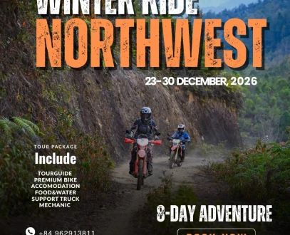 (23–30 December 2026 ) Chasing Clouds In Northwest Vietnam | An 8-Day Winter Motorcycle Adventure