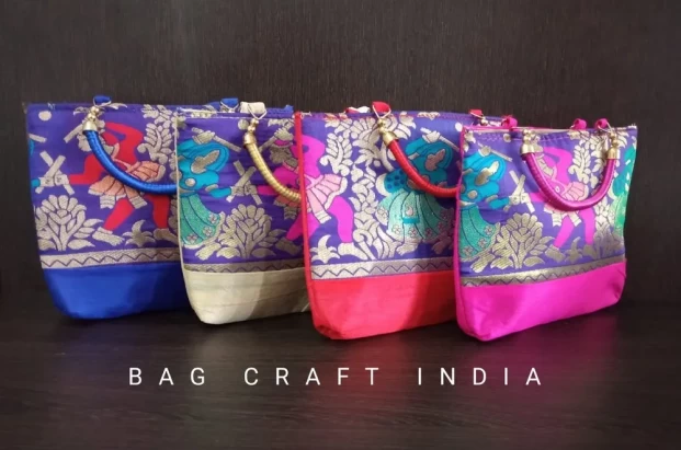 Brocade Bags Are Hand-Woven From Artisans' Hands