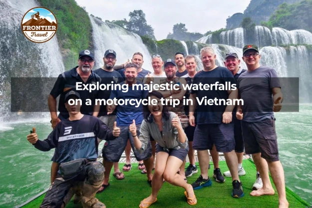 Exploring Majestic Waterfalls On A Motorcycle Trip In Vietnam