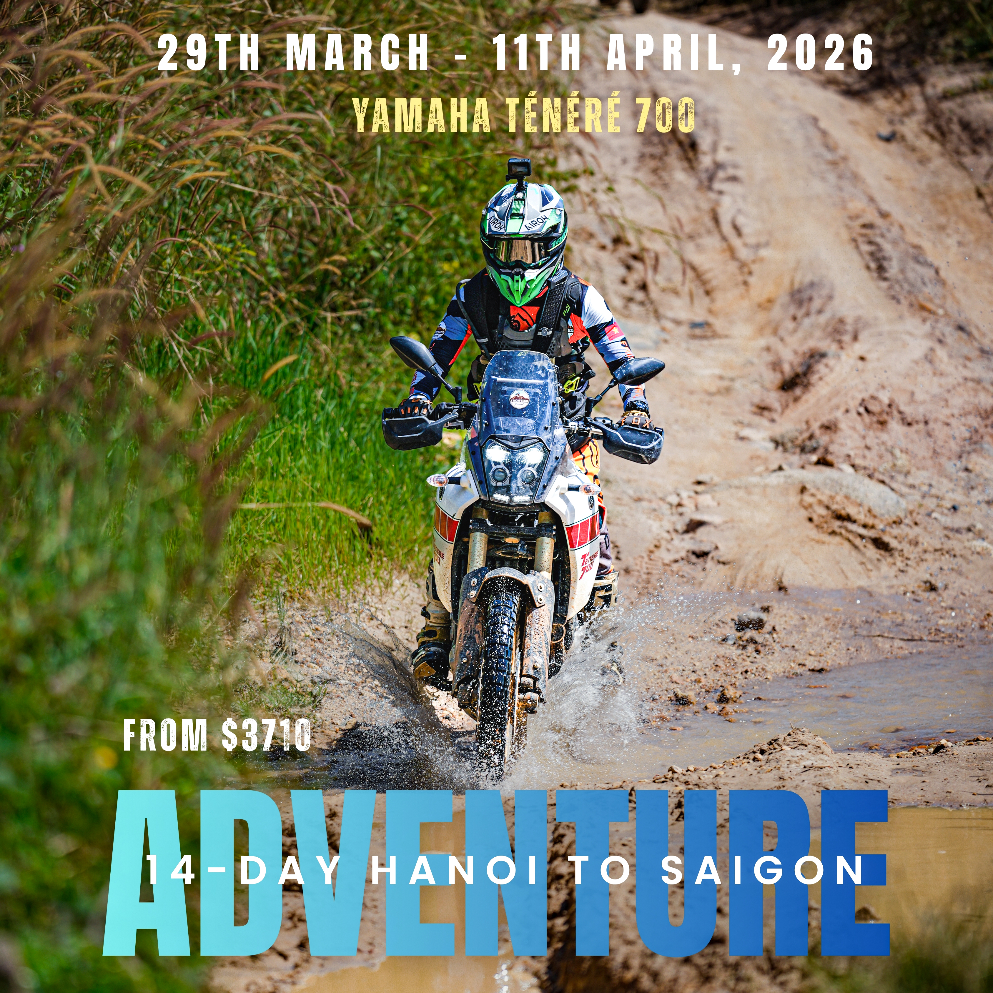 14-days big bike tour from north to south Vietnam