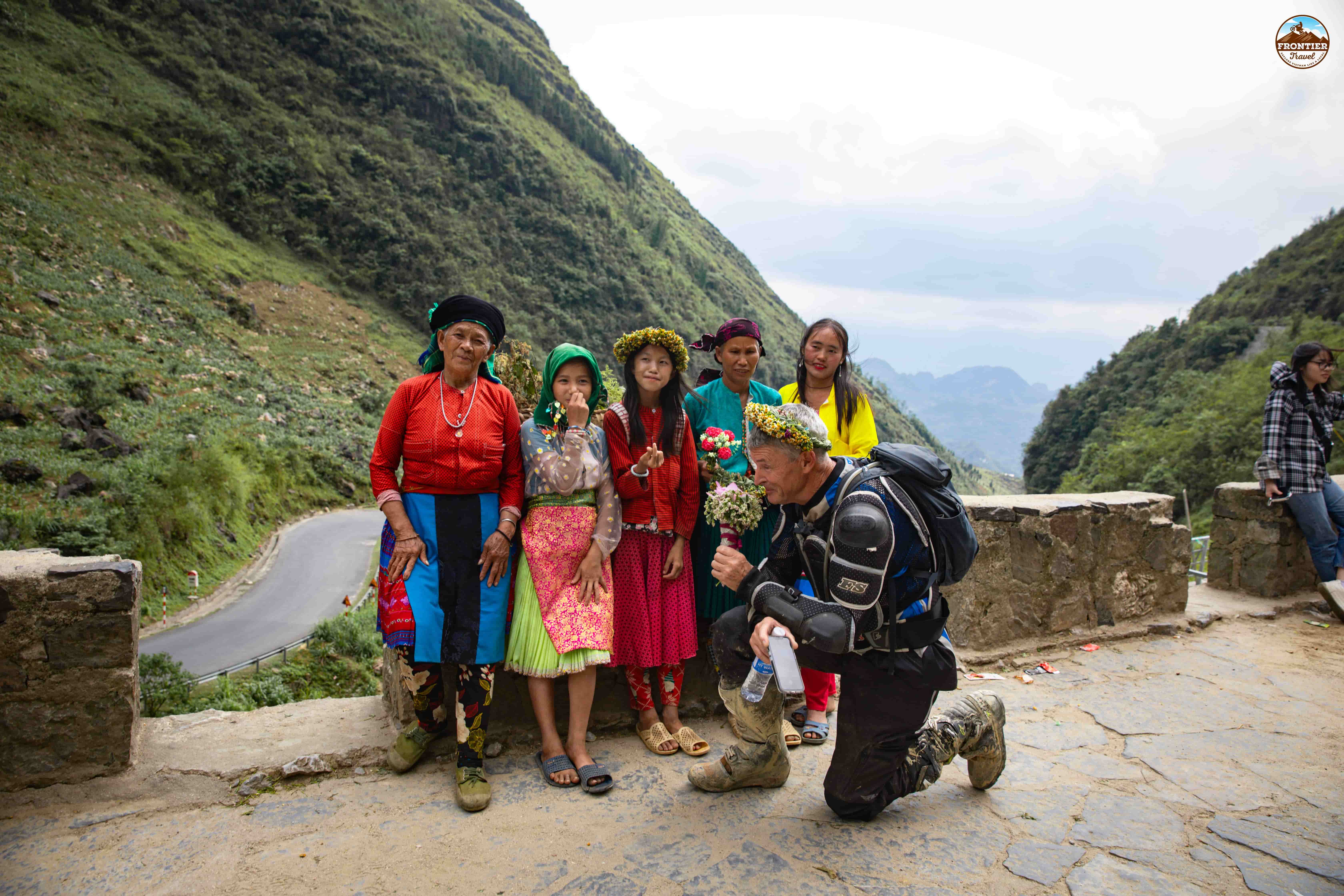 Book with frontier travel