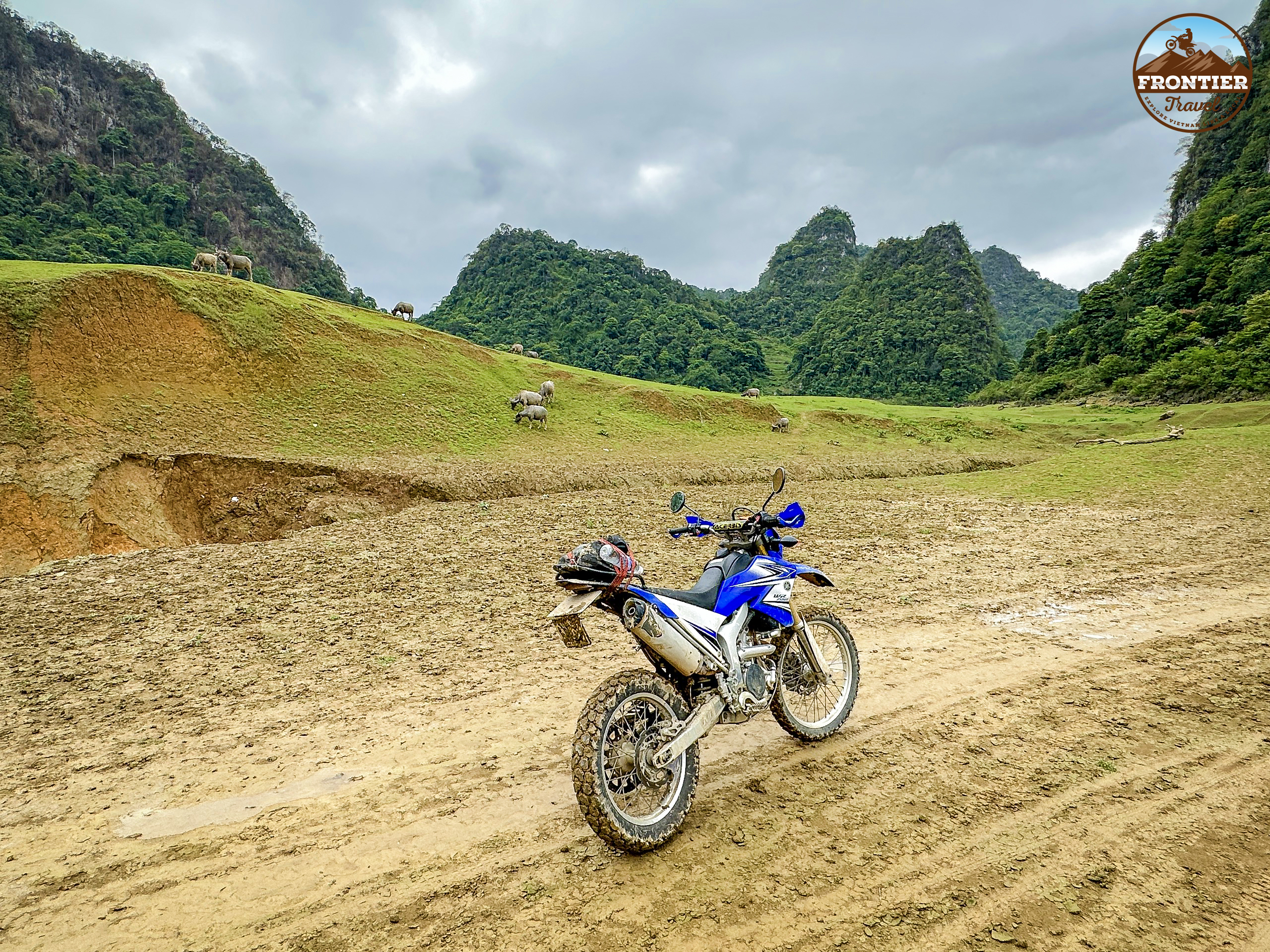 motorbike on off-roads