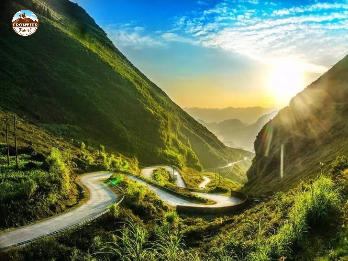 Vietnam sunset motorbike routes