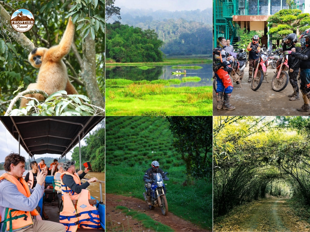 Motorbike journey to Cat Tien National Park