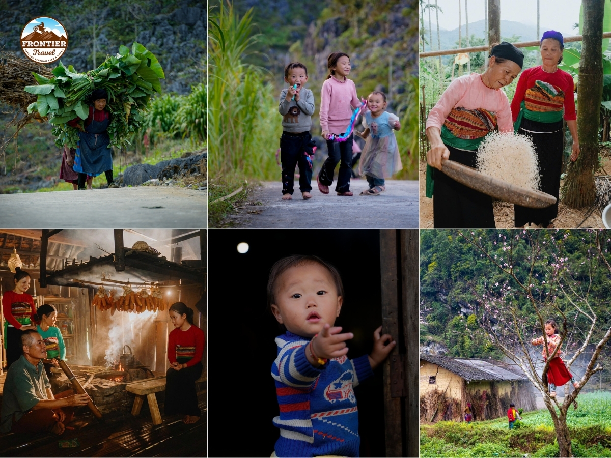 Vietnam ethnic village motorbike trip