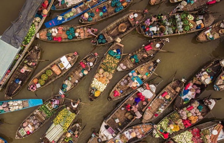 cai rang floating market - Can Tho