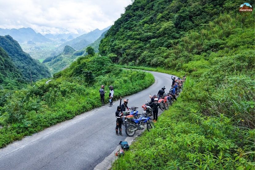 Smooth cornering and bike checks ensure a safe mountain crossing