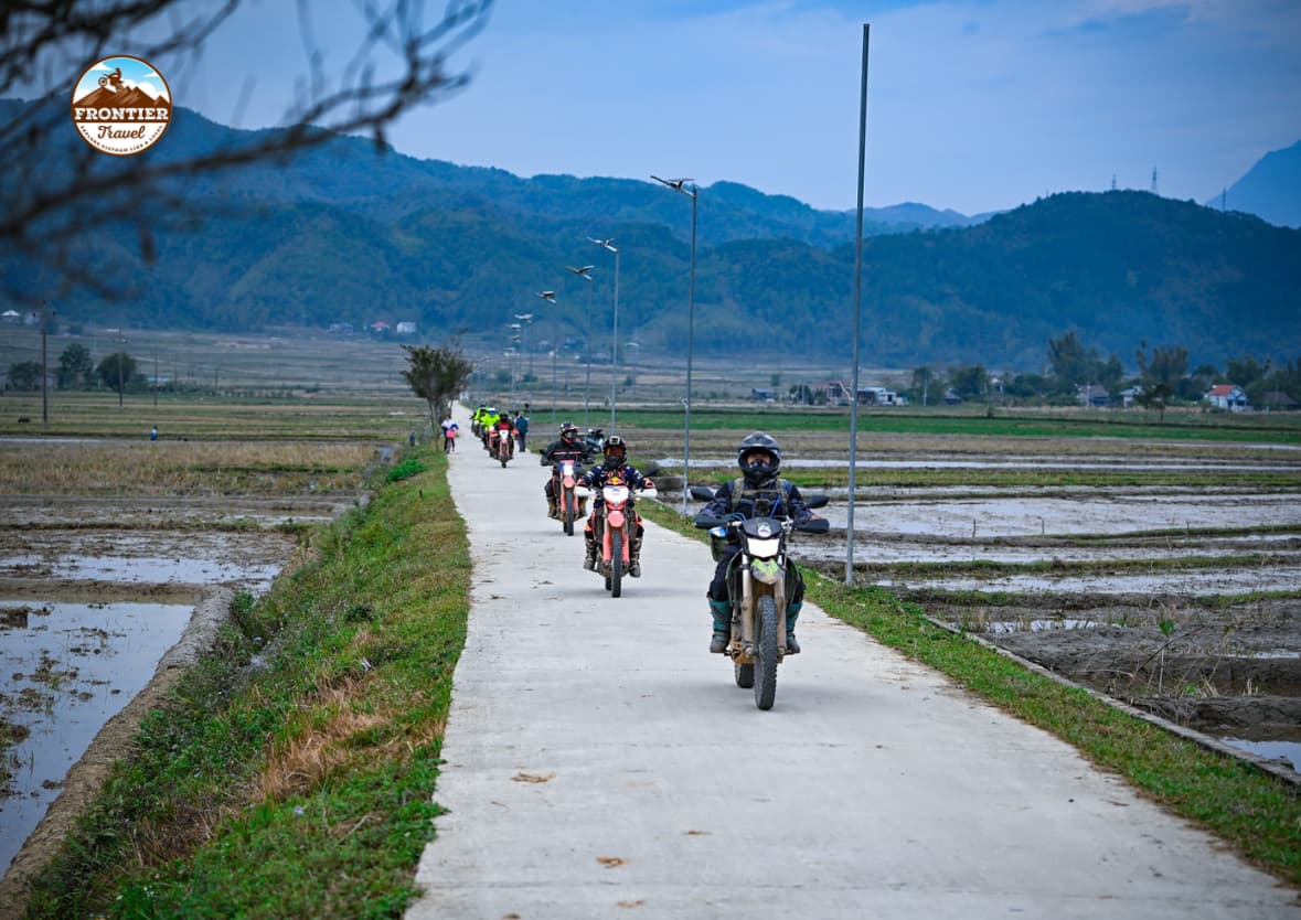Enjoy the feeling of freedom as you ride a motorbike, conquering the hairpin bends amidst the clouds of Northwest Vietnam.