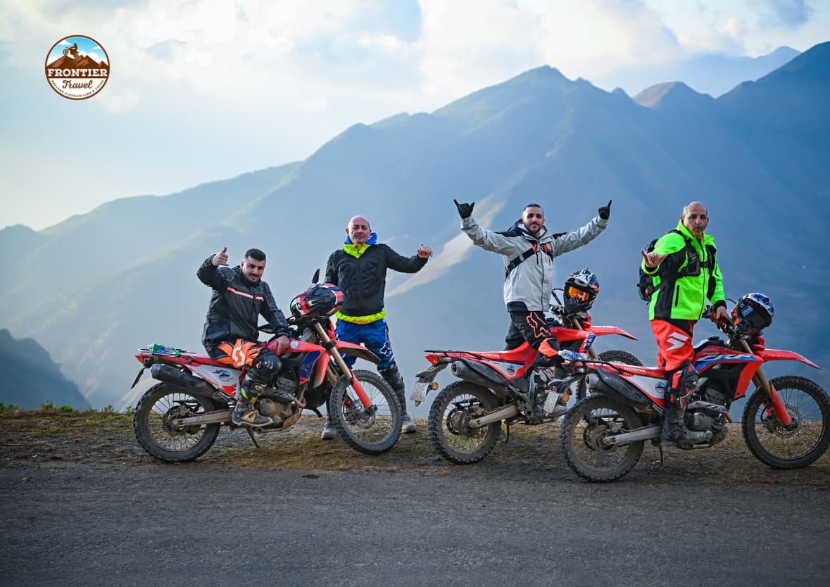 Tourists enjoy the breathtaking scenery where land and sky meet in the mountains and forests of Northern Vietnam.