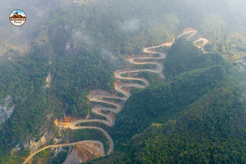The Ma Pi Leng Pass in the Ha Giang Loop was captured during a Vietnam Motorbike tour.