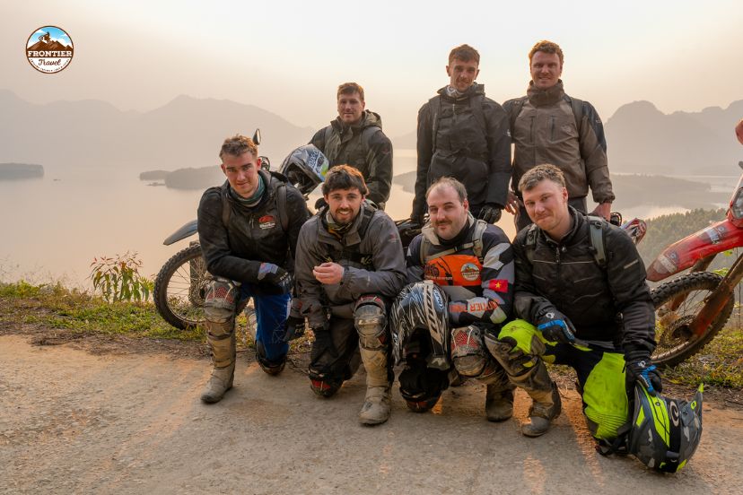 Vietnam motorbike private tour for groups of tourists.