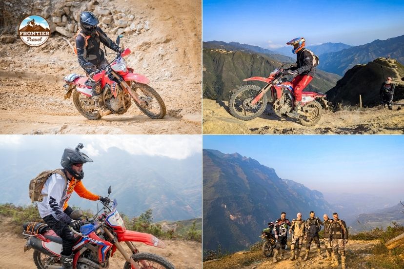 Vietnam Motorbike tour featuring off-road and enduro routes.