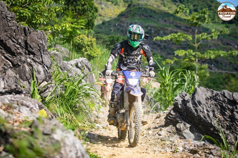 Long distance motorbike journey across Northern Vietnam