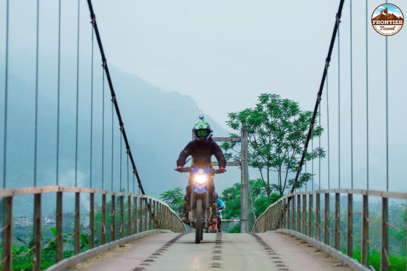 Misty curves and winding roads in the mountains