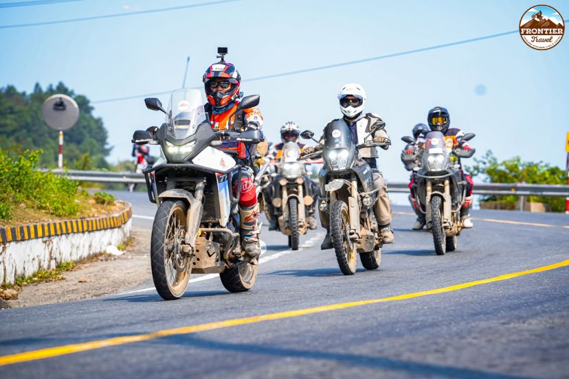 Motorbike ride through Hue countryside and villages
