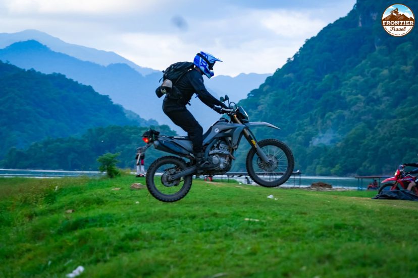 Northeast Vietnam motorbike journey through mountain passes