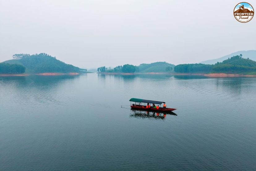 Northern Vietnam lake journey on two wheels