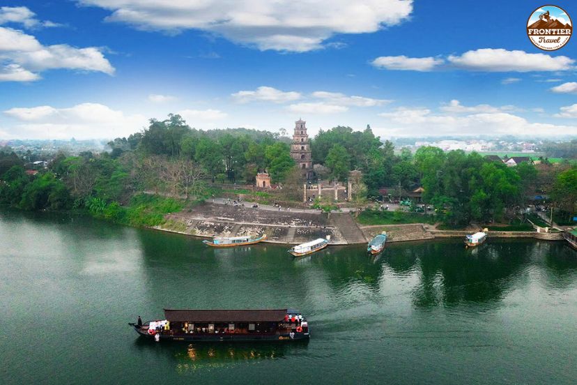 Peaceful views along the Perfume River in Hue