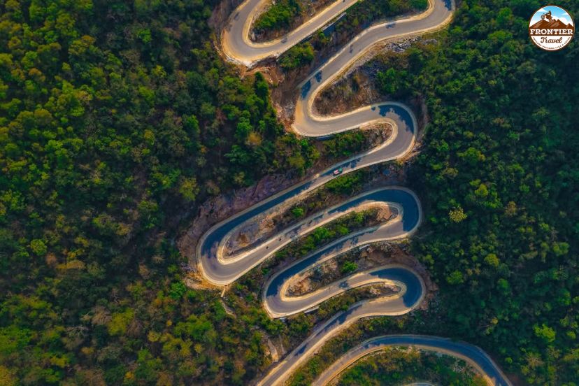 Safe downhill riding techniques for motorbike tours