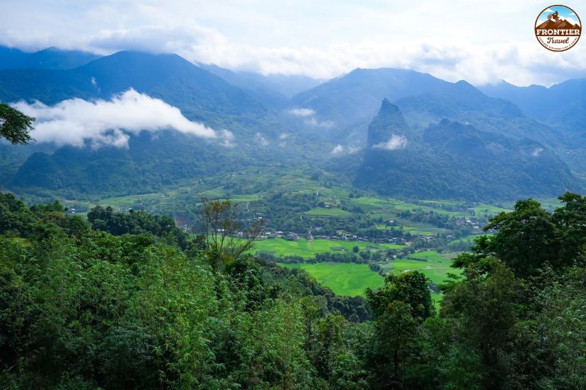 Scenic landscapes across Northeast Vietnam by bike