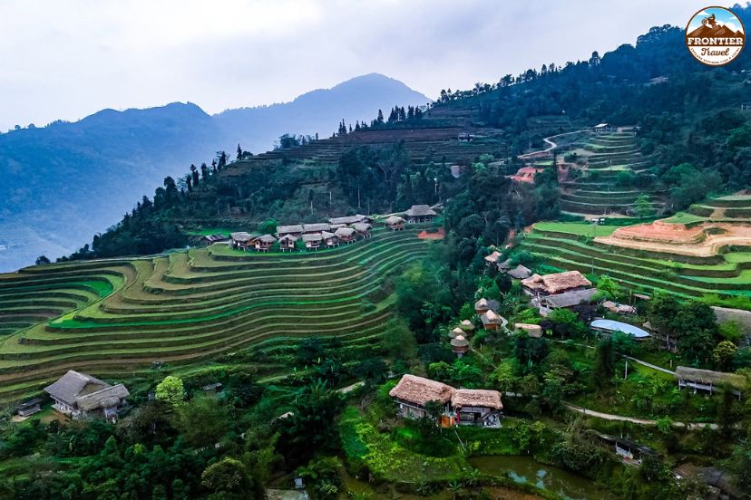 Traditional villages among the rice terraces