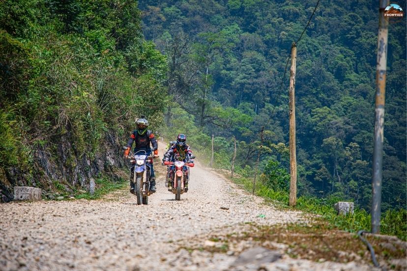 Choosing reliable dual-sport machinery to handle rough mountain terrain comfortably.