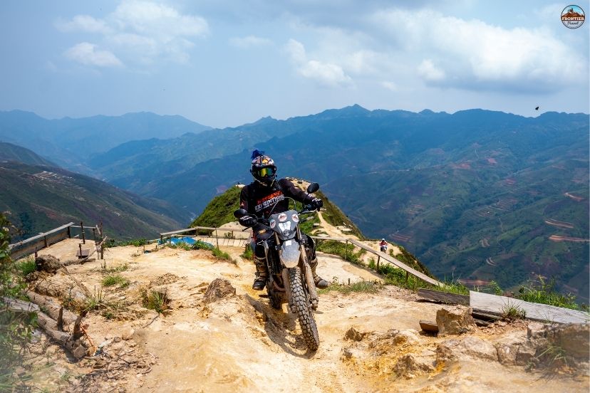 Cruising along smooth tarmac curves winding through green valleys.