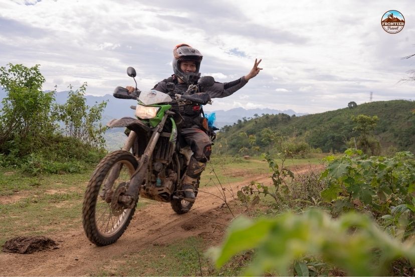 Dual-sport bikes ready for the rugged northern tracks.