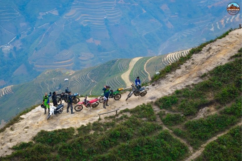 Expert mechanics fixing unexpected issues on trail.