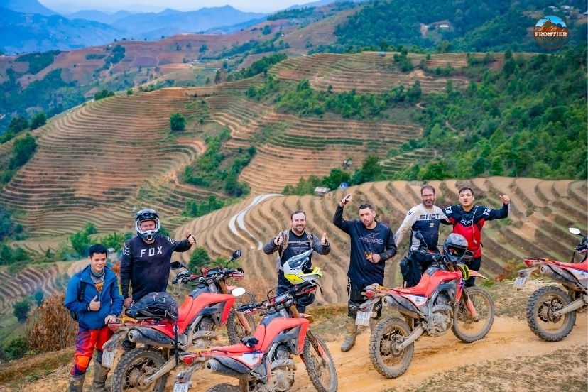 Fueling up responsive dual-purpose machines Northwest Vietnam motorbike tours.