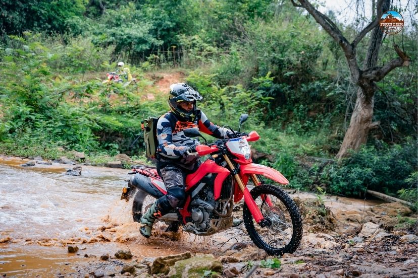 Heavy adventure bikes ready for long-distance cruising.
