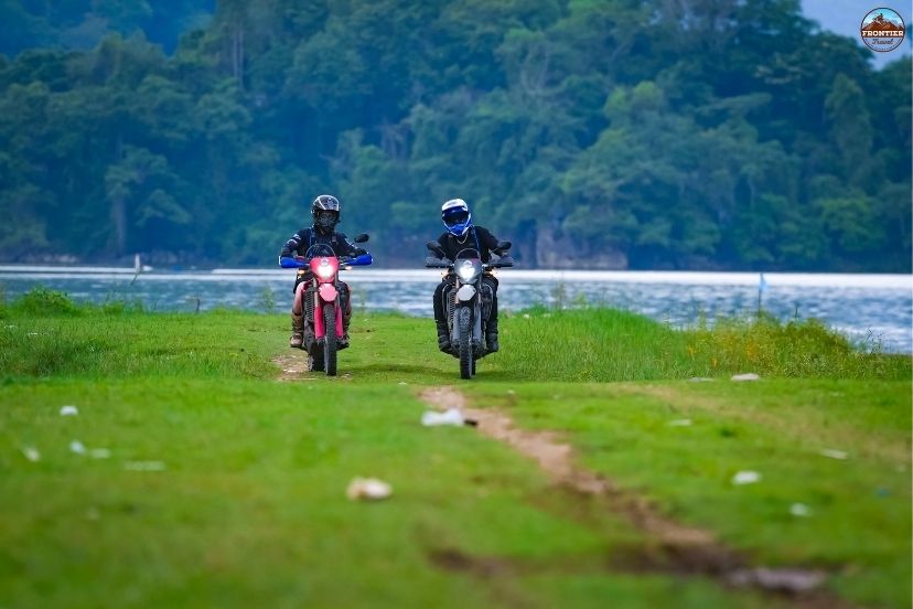 Laying out multi-weather jackets and solid gear for a Vietnam motorbike