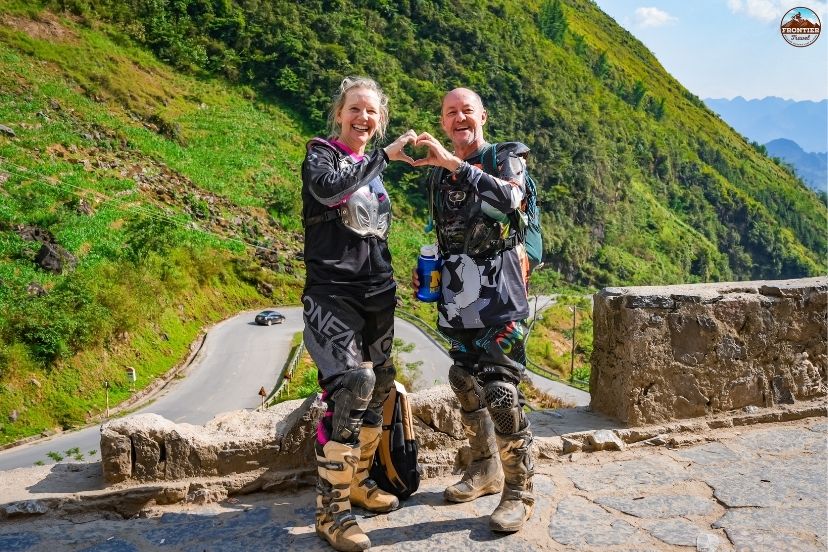 Riding through massive limestone valleys and epic switchbacks.