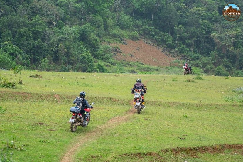 Starting a safe mountain journey with a north vietnam motorbike tour for beginners.