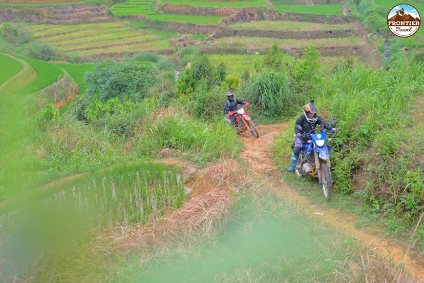 Rugged Northwest Vietnam dirt bike tour routes