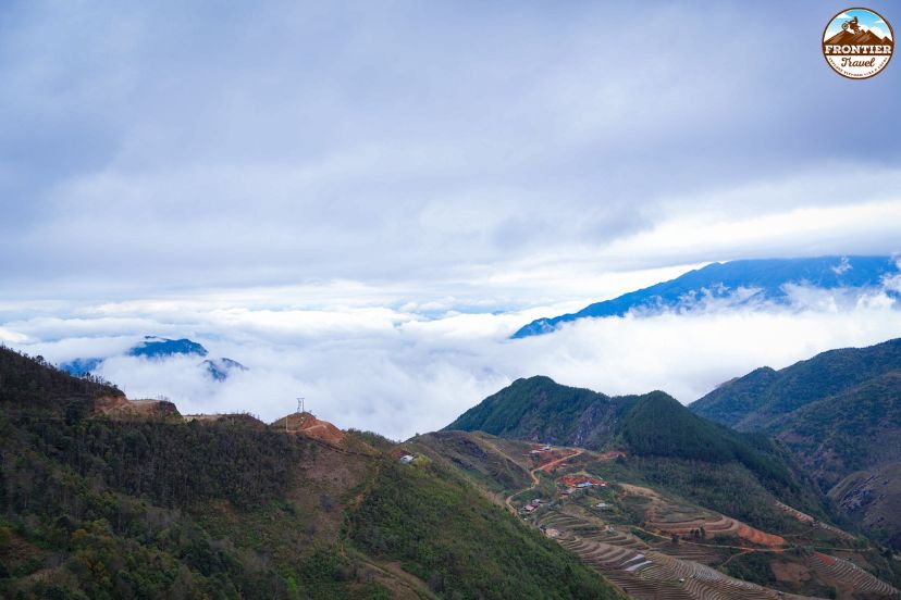Mountain road motorbike tour in North Vietnam