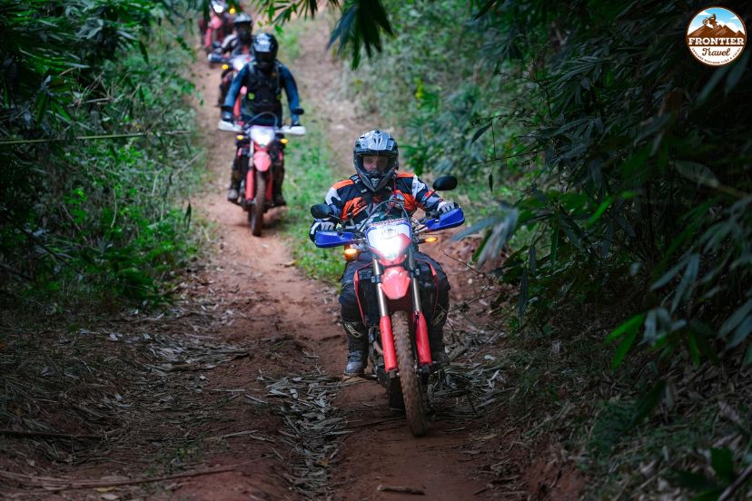North Vietnam off road motorbike riding experience