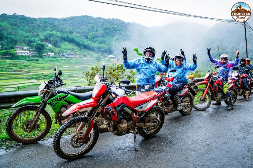Cloud covered valleys along the Ha Giang Loop
