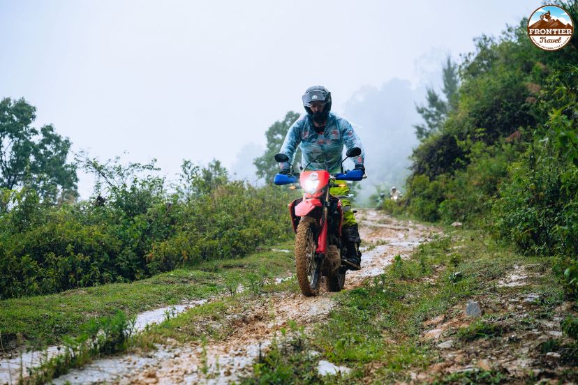 Misty mountain roads on the Ha Giang Loop