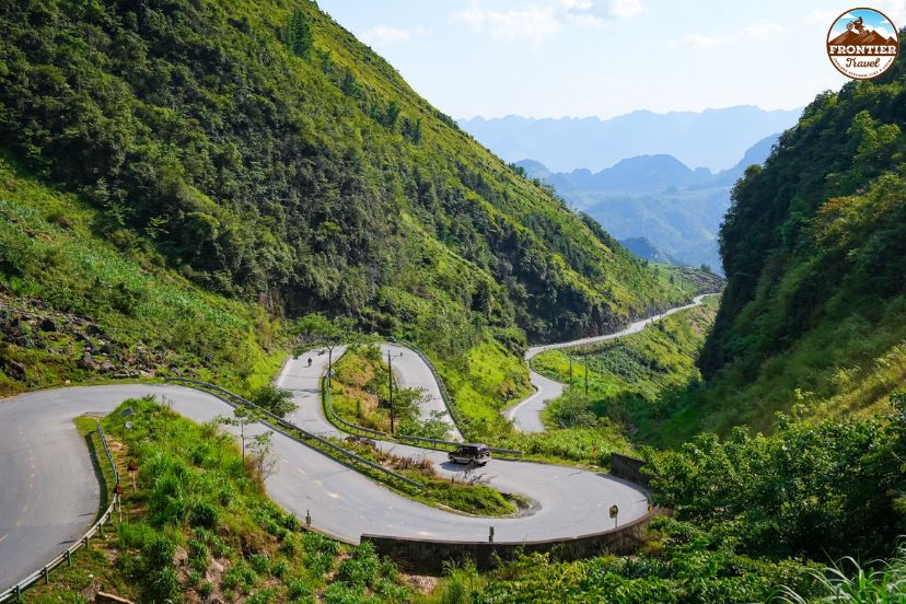 Riding through the Dong Van Karst Highlands
