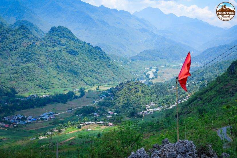 Scenic limestone landscapes in Dong Van Plateau