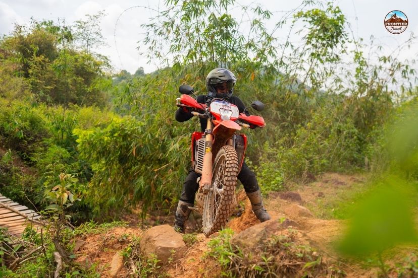 Experienced Northwest Vietnam motorbike tour experienced riders safety