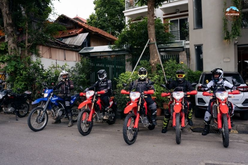 Professional dual sport motorcycles customized for rugged northern terrain